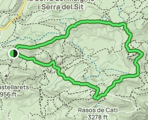 track Cachuli - Rabosa - Rasos de Catí - La Foradà - Collado Amorós