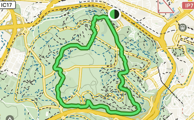 Location of former Monsanto Park Circuit - Lisbon