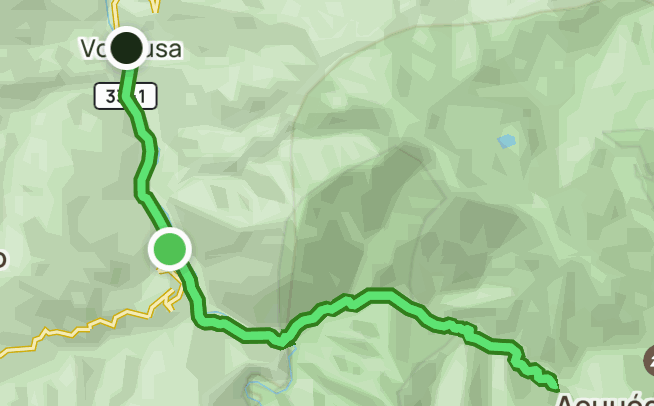 Valia Calda - Refuge - Vovousa, Epirus, Greece - Map, Guide