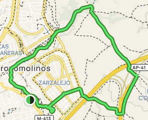 track Arroyomolinos - Valdefuentes - Moraleja de Enmedio
