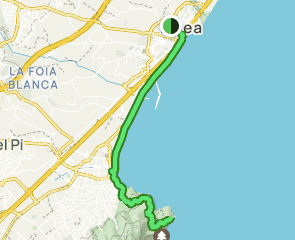 track Altea - Faro de Albir
