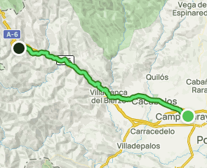 track Camino Francés: Camponaraya - Las Herrerías