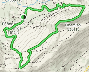 track Alto de Hondonero - Chamizo - Cerro Pelado