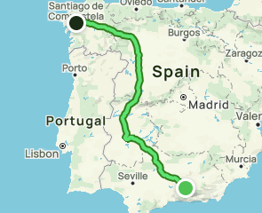 track Camino Mozárabe: Granada - Santiago de Compostela