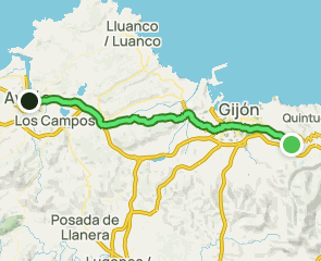 track Camino del Norte: Gijón - Avilés