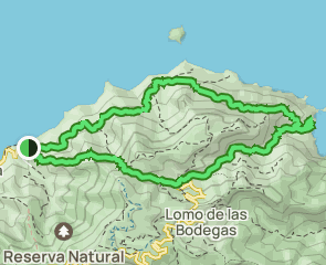 track Benijo - Playa Roque Bermejo - Cruz del Draguillo