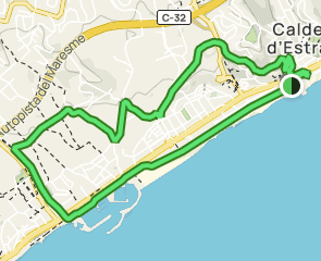 track Caldetas - Platja de les Barques