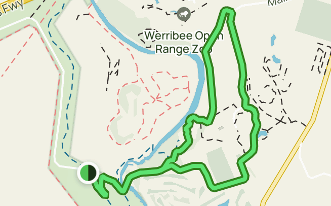 Werribee Park Visitor Guide Map by Parks Victoria