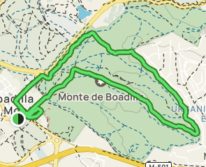 track Boadilla del Monte - Parque del Monte de Boadilla