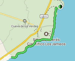 track Caleta del Guincho - Los Jameos - Punta Mujeres