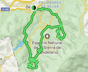 track Béjar - Candelario - Embalse de Namaluño
