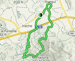 track Bodegas Irache - Montejurra - Ayegui