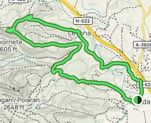 track Apodaka - Letona - San Victor - Askorrieta