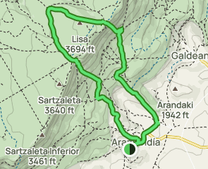 track Aramendía - Pico Lisa - Pico Ibirin
