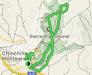 track Camino la Granja de las Perdices - Los Toboganes - Senda del Peligro