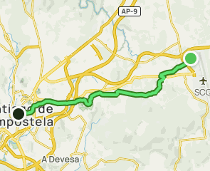 track Camino Francés: San Paio - Santiago de Compostela