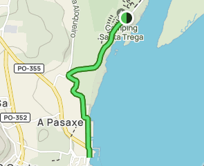 track Camping Santa Trega - A Pasaxe