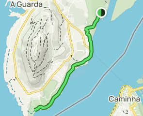 track Camping Santa Trega - Praia da Lamiña - Praia do Muiño