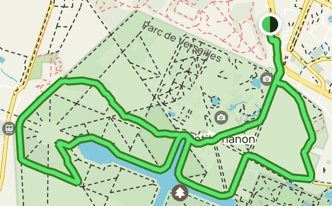 Versailles Map of the gardens & parc