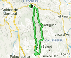 track Can Maspons - Parc de Mitjanit - Parc de la Fraternitat