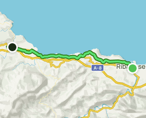 track Camino del Norte: Ribadesella a Colunga