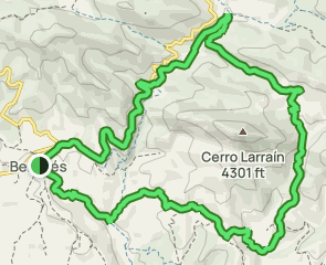 track Bernués - Cerro Larraín
