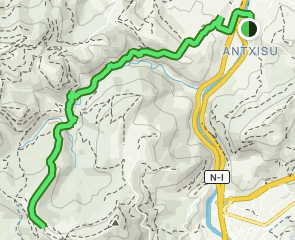 track Antxisu - Pico Txingorrigaina