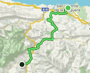 track Camino Lebaniego Completo: San Vicente de la Barquera a Potes