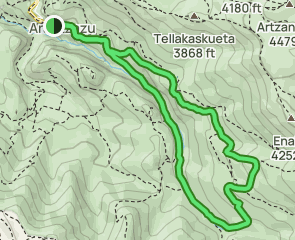 track Arantzazu - Gorostiarango kortarria