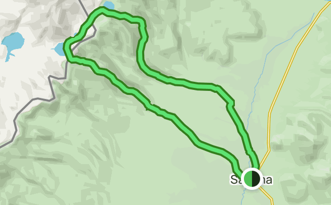 nevado sajama map