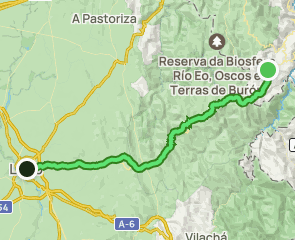 track Camino Primitivo: Castro a Lugo
