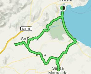 track Alcudia - Sa Pobla - Búger - Muro - Santa Margarita
