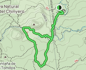 track Arenas Negras - Canal de Vergara - Montaña Negra