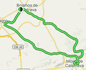 track Bolaños de Calatrava - Sierra Moral - Moral de Calatrava