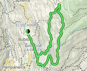 track Bubión - Mirador de los Tajos del Ángel