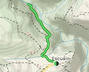 track Camino Surgencia Escuaín