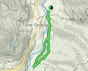 track Camping Río Ara - Barranco del Gualar