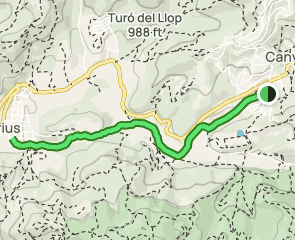 track Canyamars - Dosrius - Can Martorell