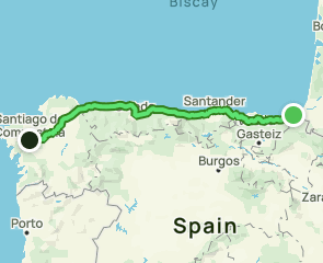 track Camino del Norte