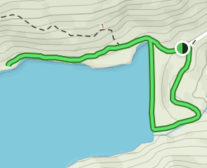 Blue lake trail map