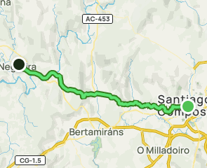 track Camino Francés: Santiago de Compostela - Negreira