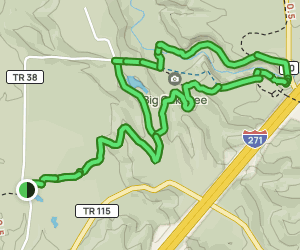 Stanford Trail to Brandywine Gorge Trail Loop | Map, Guide - Ohio ...