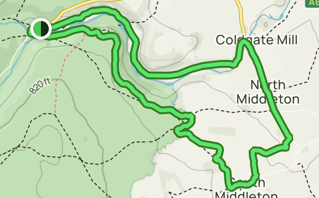 Earlie and Hawsen Craggs Circular: 4 Reviews, Map - Northumberland, England