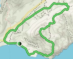 track Cala del Pi de la Posada - Na Blanca - Coll de l'Olivardar [PROPIEDAD PRIVADA]