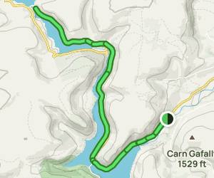 elan valley cycle route map