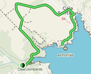 track Cala Llombards - Cala Santanyí