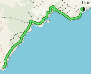 track Cala Llonbards - Punta des Bauç