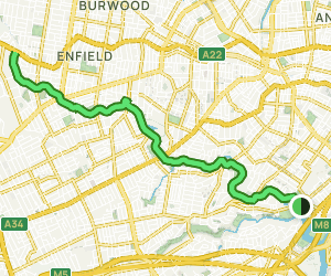 parramatta river cycleway map