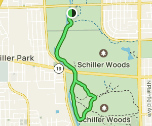 des plaines river trail bike ride