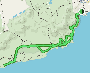 track Cala Reona - Playa Larga - Playa de Calblanque